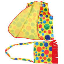 2Sets Farbenfrohes Clown Kostüm Set Mit Für Fasching Party