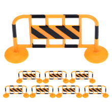 32Stk Miniatur Verkehrszaun Modelle Aus Resin Orange Für Sandtisch
