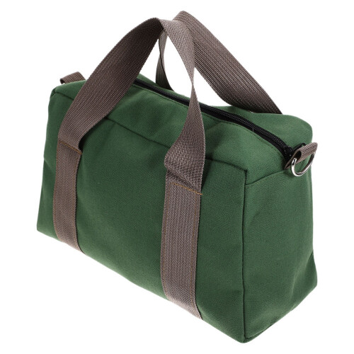4Pcs Durable Green Canvas Tool Bags Small Wrench and Socket Organizer