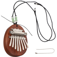4Stk Holz Fingerkalimba 8 Tasten Mini Daumenklavier Bunt Für Anfänger