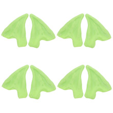 20Paare Latex Elfenohren Ohrschmuck Grün Für Halloween Fasching