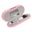 4Sets Lightweight Pink Contact-Lens Box Durable PU Holder 1