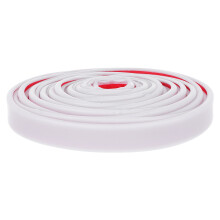5Rolls White Tpe U-Shape Edge Protector for Wardrobes Kitchen Tables