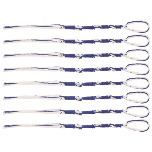 40Pcs Blue White Hebrew Tassel Ornaments Portable Tzitzit String Set