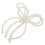 5Pcs Plastic Pearl Bowknot Accessories White Keychain Bag Decor 1