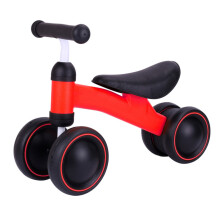 1Pc Durable Red Baby Walker Four-Wheel for Children