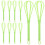 40Pcs DIY Paper Making Kit Plastic Pulp Mixer Light Green for Craft 1