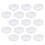 100Pcs Plastic Acrylic Coin Collection Holder Transparent Storage Box 1