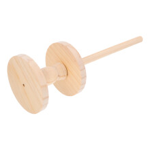 4Pcs Beige Wood Donut Stand Stackable Wedding Cake Pop Holder