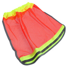 2Stk Orange Bauhelm Sonnenschutz Mit Netzstoff Und Reflektorstreifen