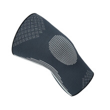 5St Knie Sleeve Grijs Ademend Met Ondersteuning Voor
