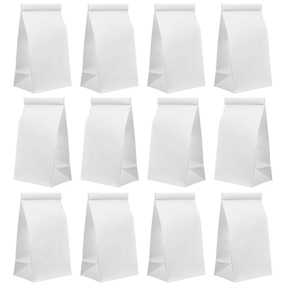 80St Emesiszakken Kraft Papier Wit Wegwerp Reishoezen Lekvrij-image