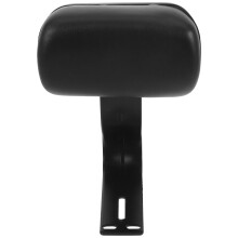 3Pièces Repose- Noir Confortable Acier Éponge Cuir Synthétique