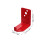 5Ensembles Fixation Extincteur Rouge Métal Mural Durable Esthétique 2