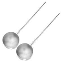 4Pcs Stainless Steel Soup and Sauce Ladle with Precision Spout