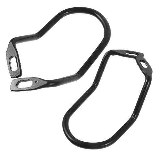 4Pcs Steel Bicycle Rear Derailleur Protector Easy Install Black