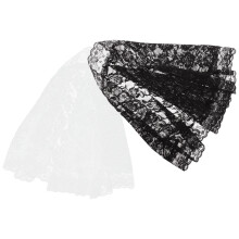 10Pcs Elegant Lace Bridal Head Veils Wedding Veil Assorted Color Decor