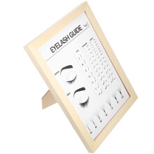 3Pcs Wooden Eyelash Style Display Board Multi Color Decor