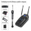 Microfono Wireless UHF True Diversity per Sassofono, per Tromba, Trombone, per Spettacoli Professionali Sul Palco. 6