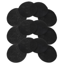 48Pcs Black Carbon Fiber Filter Pads for Kitchen Compost Bin Home Use