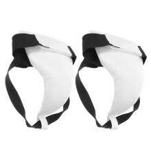5Stk Herren-Sport-Groin Protector Weiß Abs+pu Atmungsaktiv