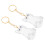 8Pièces Mini Urne Porte- Transparent Souvenir Poils De 1