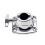 2Pièces Bride Support Cymbale Tom Argent Pour Montage Batterie 2