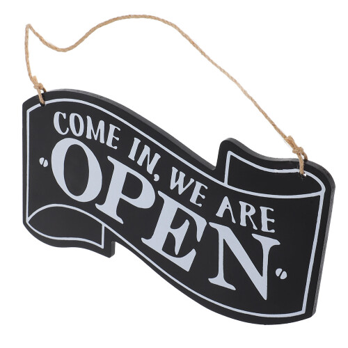 8Stk Einfaches Holz Open Closed Schild Geschäft Tür Hängeschild