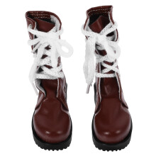 2Paare PU Mini Schuhe Puppendeko Und Spielzeugaccessoires