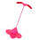2Pcs Outdoor Pink Jumping Ball with Handle Fun Kids Exercise Accessory 1
