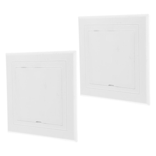 6Pcs White ABS Wall and Ceiling Access Doors for Drywall Easy Setup
