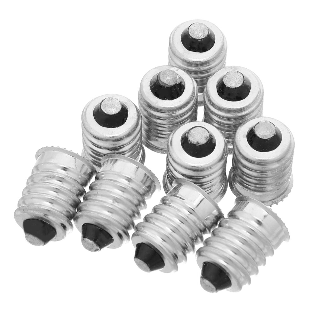 30Pcs E14 To E12 Lamp Base Adapter For Bulb Socket Conversion Silver 3653206519332