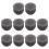 50Pièces Bouchon Douche Silicone Gris, Compatible Durable 1