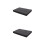 10Pcs Durable Black Pe Foam Sheets for Packaging and Storage 10