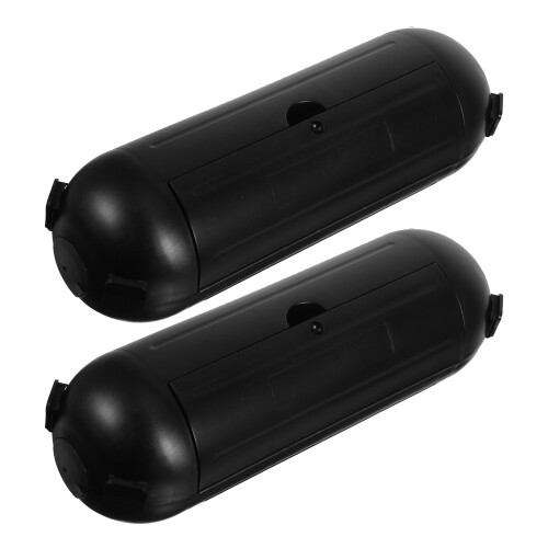 4Pcs Outdoor Waterproof Plug Protector Box Black Extension Cord Covers