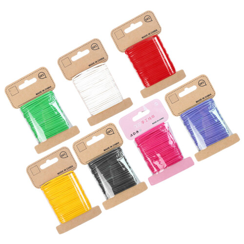 21Pc Cord Thread Flat Rope for Jewelry Making Assorted Colors