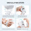 1 Pair Handle Protective Cover for  4 Ultra Game Controller Sleeve Case with Quick Battery Access Features 5