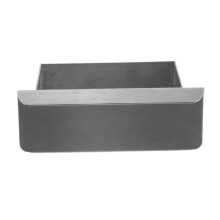 4Pcs Commercial Popcorn Machine Oil Trays Stainless Steel Silver