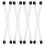 32Pcs Transparent Hard Plastic Storage Tubes for Craft and Kitchen Use 1