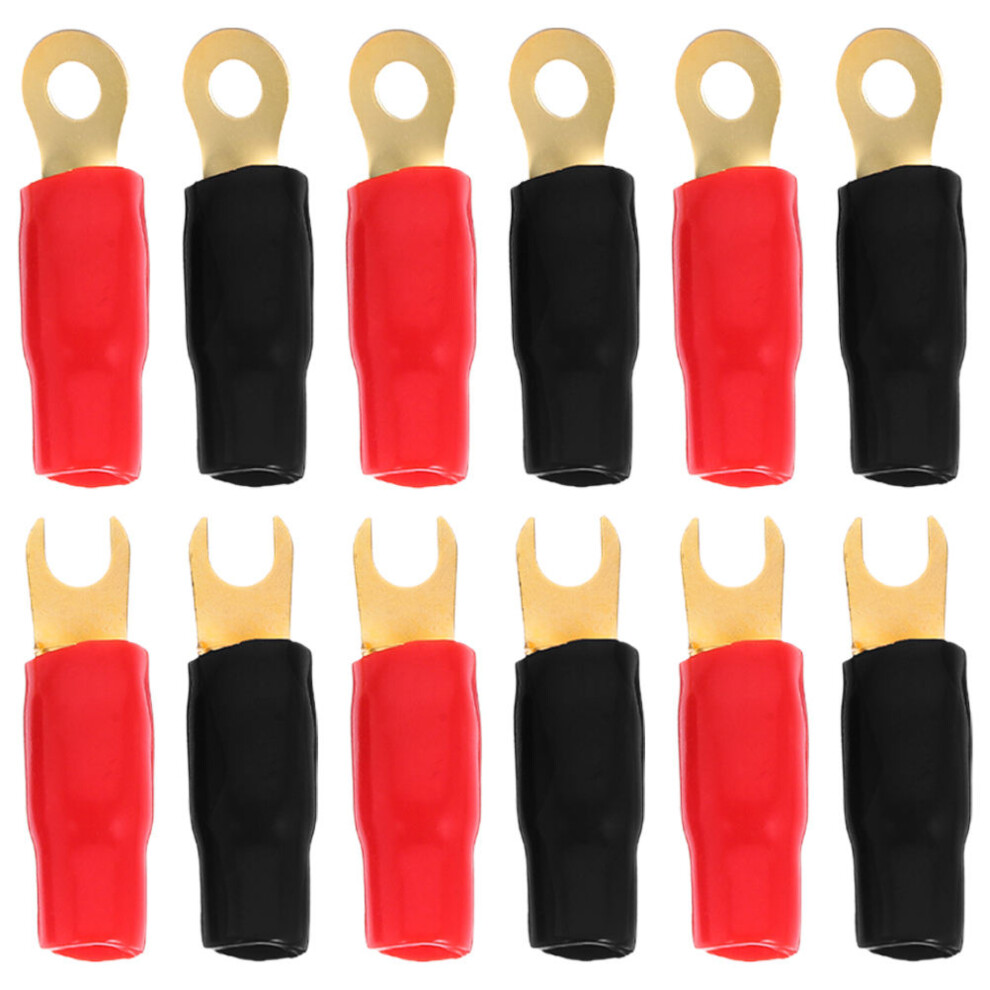 12Pairs Electrical Wire Terminals Kit Car Use Durable Plastic Iron 3652198767073