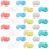 60Pcs Small Assorted Plastic Round Capsules for Gumball Machine Toys 1