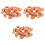 60Pièces Clé De Cor Et Flûte En Silicone Marron Clair 3