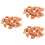 60Pièces Clé De Cor Et Flûte En Silicone Marron Clair 6