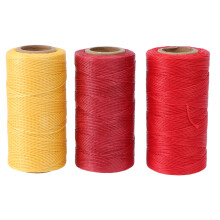 3Pièces Fil À Coudre Ciré Résistant Plusieurs Couleurs Idéal Cuir