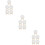 15Sets White Tripod Easel Mini Canvas Stands for DIY Painting Projects 9