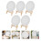 15Sets White Tripod Easel Mini Canvas Stands for DIY Painting Projects 10