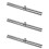 3Pièces Cadres De Métal Gris Fermeture Clasp Confortable 8
