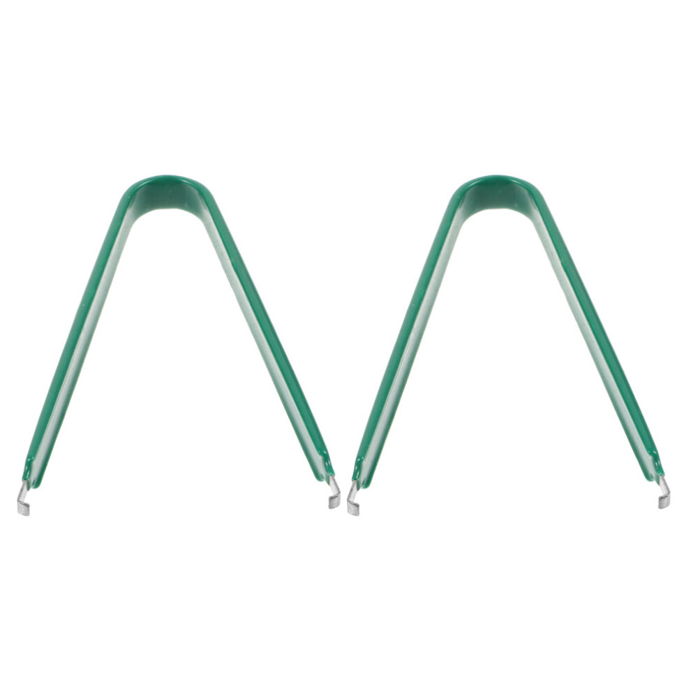 6Pcs Car Fuse Pliers Stainless Steel Auto Fuse Extraction Tool Green 3652087026847