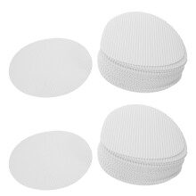 200Pièces Papier Jetables Beige Ondulé Protection Pizza