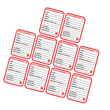30Pièces Stickers Rouges Visibilité Pour Siège Auto Et Poussette